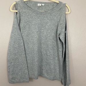 GAP cold-shoulder sweater